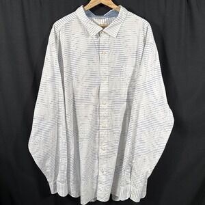 Tommy Bahama Now You Sea It Shirt Silk Cotton Long Sleeve Button Down Mens 3XLT